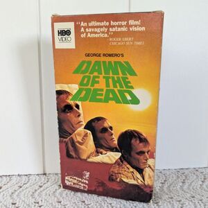 Dawn of the Dead VHS Tape 1977 Horror Film - HBO Video